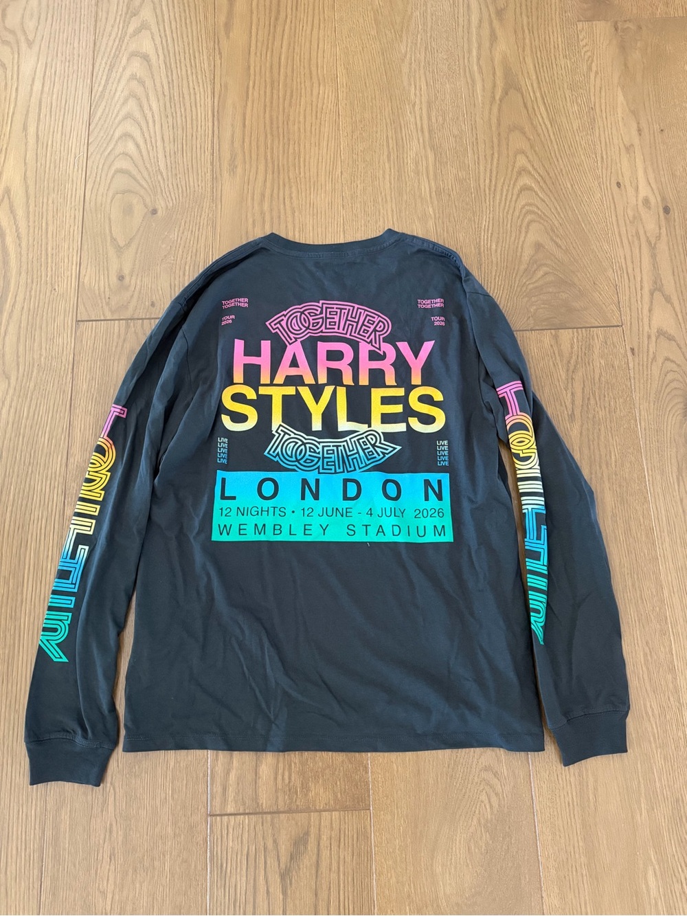 Harry Styles London Exclusive Together 2026 Tour Long Sleeve Tee